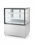 &Scaron;aldoma konditerijos vitrina su 2 lentynomis LED 610L mobilusis