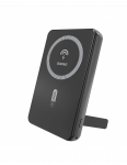 K14S+ 10000mAh i&scaron;orinė baterija su 20W stovu USB-A / USB-C / MagSafe - juoda