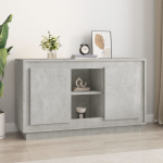 &Scaron;oninė spintelė, betono pilka, 102x35x60cm, apdirbta mediena