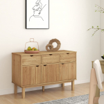&Scaron;oninė spintelė OTTA, 114x43x73,5cm, pu&scaron;ies medienos masyvas