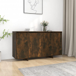 &Scaron;oninė spintelė, dūminio ąžuolo spalvos, 135x41x75cm, MDP