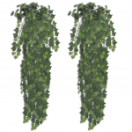 2 Žalios Spalvos Dirbtinės Gebenės 90 cm