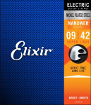 Elixir 12002 Electric Nickel Plated Steel With Nanoweb Coating .009 - .042 Super Light