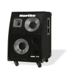 Bosinės gitaros stiprintuvo kolonėlė HARTKE PRO-2100