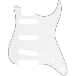 Fender 099-1374-000 11-Hole Modern-Style Stratocaster S/S/S Pickguard