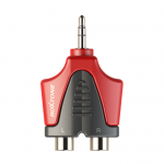 PERĖJIMAS ROXTONE RPAN350 1 X 3.5MM KI&Scaron;TUKAS - 2 X RCA LIZDAS