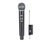 BEVIELIO MIKROFONO SISTEMA SU RANKINIU MIKROFONU DNA BAT VOCAL SET UHF 518-542 MHz