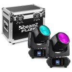 Judančių galvų komplektas su dėže - BEAMZ -  FUZE75B BEAM 75W LED 150.385