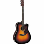 AKUSTINĖ GITARA SU PAJUNGIMU YAMAHA FX-370C TBS (TABAKO RUDA SU PERĖJIMU)