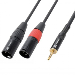 PD Connex Cable 2x XLR Male - 3.5mm Stereo 1.5m 176.020