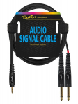 Boston AC-263-600 3.5mm TRS - 2x 6.3mm TS 6m Audio Cable