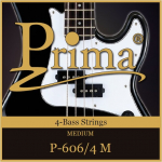 STYGŲ KOMPLEKTAS 4-IŲ STYGŲ BOSINEI GITARAI PRIMA P-606M/4 045-105