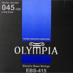 STYGŲ KOMPLEKTAS 4-IŲ STYGŲ BOSINEI GITARAI OLYMPIA EBS-415 045-105