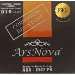 STYGŲ KOMPLEKTAS AKUSTINEI GITARAI ARS NOVA ARA-1047 PB (FOSFORO BRONZA) 010-047