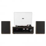 SENOVINIO STILIAUS VINILINIŲ PLOK&Scaron;TELIŲ GROTUVAS SU USB, CD, BLUETOOTH, RADIO DAB IMTUVU AUDIZIO BOSTON 102.195