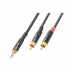 PD-CONNEX Cable 3.5 Stereo- 2xRCA Male 1.5m 177.033