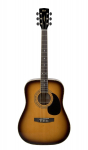 Akustinė Gitara Cort AF-580 Concert Sunburst