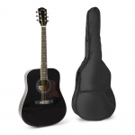 AKUSTINĖ GITARA SU PRIEDAIS MAX SOLOJAM WESTERN 173.214 JUODA