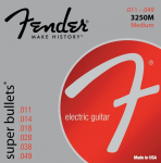 Fender 3250M Nickel-Plated Steel Bullet End Electric Strings .011 - .049 Medium