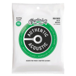 Martin MA-180S Authentic Acoustic Silked String Set 12-String 80/20 Bronze .010 - .047