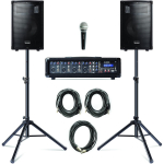 PA SISTEMA ALESIS PA SYSTEM IN A BOX BUNDLE 280W 4CH USB/SD