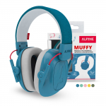 KLAUSĄ SAUGANČIOS AUSINĖS VAIKAMS ALPINE ALP-MUFF/BU MUFFY KIDS MĖLYNOS