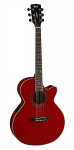 Cort SFX-FM SFX Series Grand Auditorium - Transparent Red