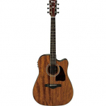 Ibanez AW-54CE OPN Acoustic Dreadnought Guitar - Open Pore Natural