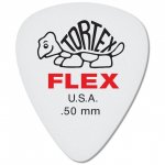 DUNLOP 428R050 TORTEX FLEX STANDARD WHITE GUITAR PICKS 0.50MM