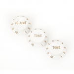 Fender 099-2035-000 Stratocaster&reg; Knobs - White