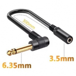 AUDIO KABELIS NKU 6,35TRS-3,5TRS