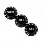 Fender 099-1365-000 Stratocaster&reg; Knobs - Black