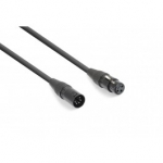 PD Connex Cable Converter DMX 3-pin Female - DMX 5-pin Male Adapter 177.944