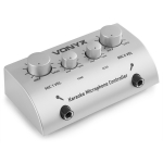 SYNTRONIC VONYX AV430 KARAOKE MICROPHONE CONTROLLER SILVER 103.112