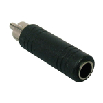 PERĖJIMAS BOSTON AT-180 adaptor, 6,3mm jack female mono, RCA male