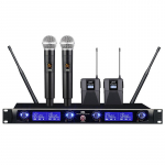 KETURIŲ BELAIDŽIŲ MIKROFONŲ SISTEMA DNA WM4 VOCAL HEAD SET MIX