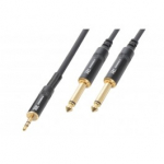 PD Connex Cable 3.5 Stereo-2x6.3 Mono 3.0m HQ 177.133