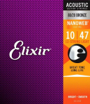 Elixir 11152 Acoustic 80/20 Bronze 12-String With Nanoweb Coating .010 - .047 Light