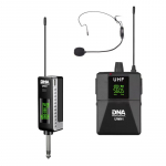 BEVIELIO MIKROFONO SU LANKELIU SISTEMA DNA UWH1 560-590 MHz UHF
