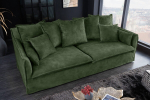 Moderni voki&scaron;ka sofa HEAVEN &ndash; 200x105xH88 cm &ndash; samanų spalvos gobelenas