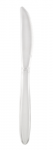 Vienkartiniai peiliai SUPERIOR, PS, skaidrūs, 17 cm, 50 vnt.