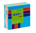 Lipnūs lapeliai STICK'N 51x51mm 250l MIX (mėlynas)
