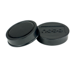Magnetai NOBO, 38 mm, 4 vnt., juoda sp.