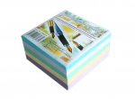 Užra&scaron;ų lapeliai spalvoti 80x80mm 500 lapelių