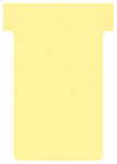 Nobo T-Card kortelės 2 dydžio, geltonos, 100vnt 2002004