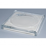 Stiklinė lėk&scaron;tutė pinigų grąžai GLASS 3, 15x15cm.