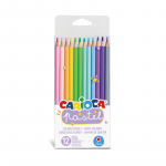 Spalvoti pie&scaron;tukai CARIOCA, pastelinių spalvų, 12 vnt.
