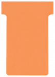 Nobo T-Card kortelės 2 dydžio, oranžinės, 100vnt 2002009