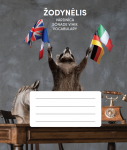 Mokyklinis žodynėlis 165x200, 32 lapai . Vidinių lapų gramatūra &ndash; 75 g/m2.