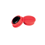 Magnetai NOBO, 20 mm, 8 vnt., raudona sp.